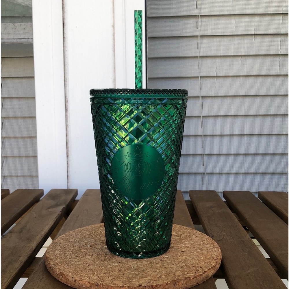 FINAL PRICE STARBUCKS Emerald jeweled cold cup